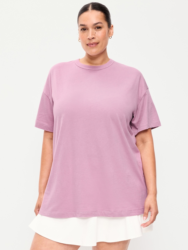 T-shirt tunique passe-partout surdimensionné