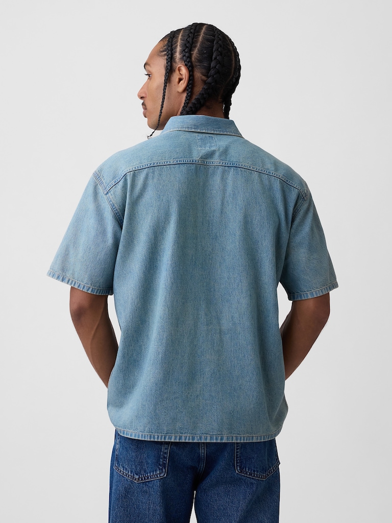 Denim Relaxed Shirt