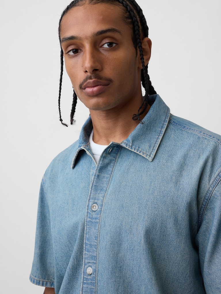 Denim Relaxed Shirt