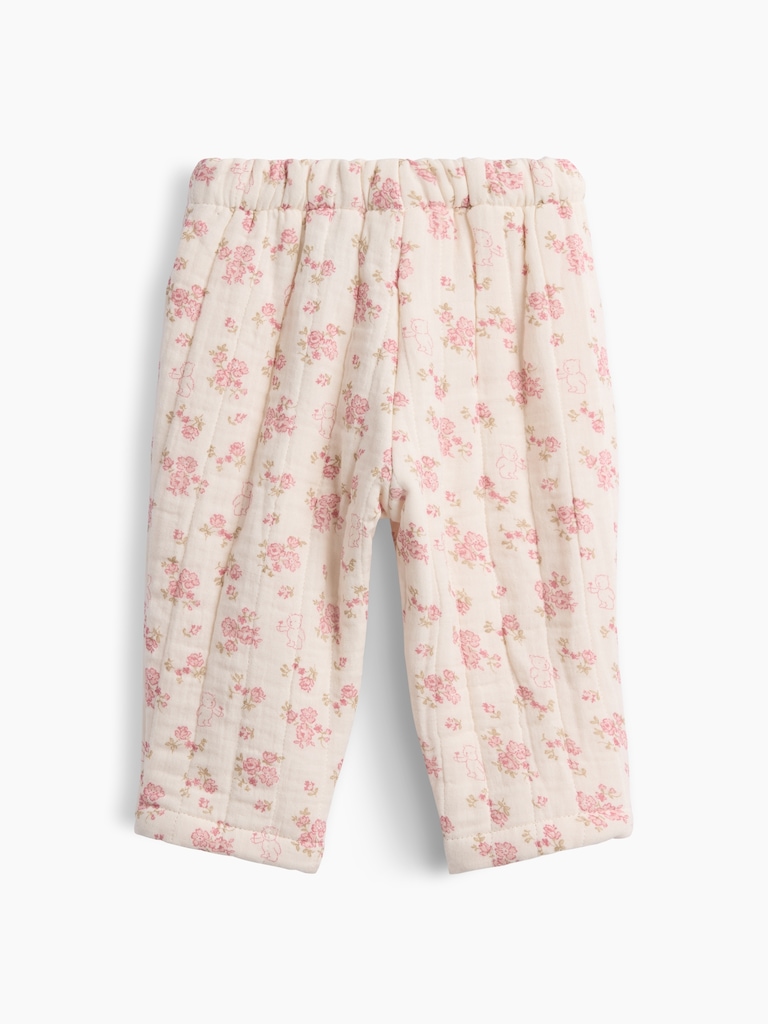 Baby Quilted Gauze Pull-On Pants