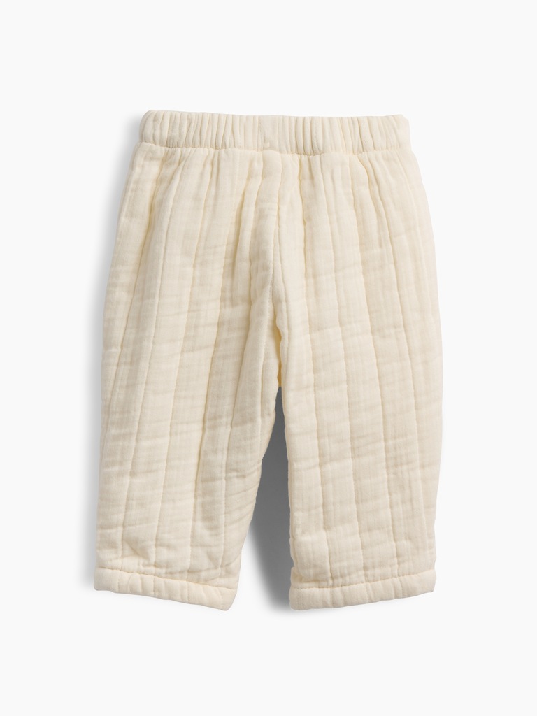 Baby Quilted Gauze Pull-On Pants