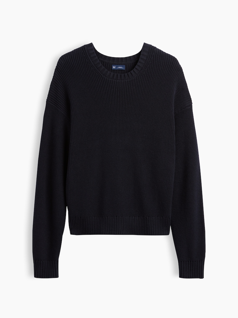 Relaxed Shaker Sweater