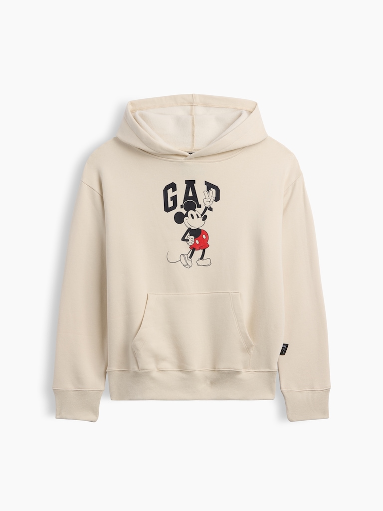 GapKids × Disney Mickey Mouse Relaxed Logo Hoodie