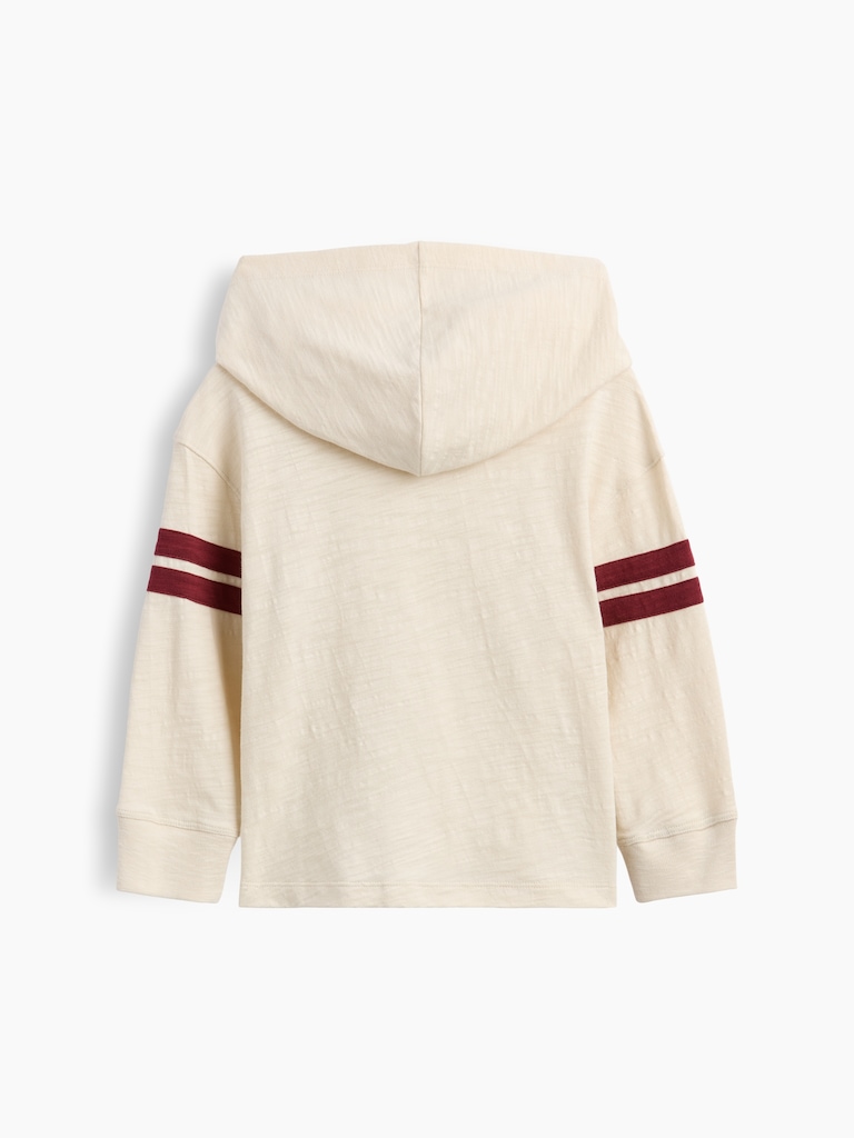 Baby & Toddler Organic Cotton Hooded T-Shirt