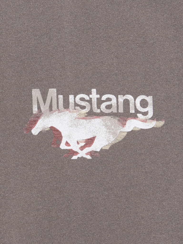 Ford Mustang Heavyweight Crop Graphic T-Shirt