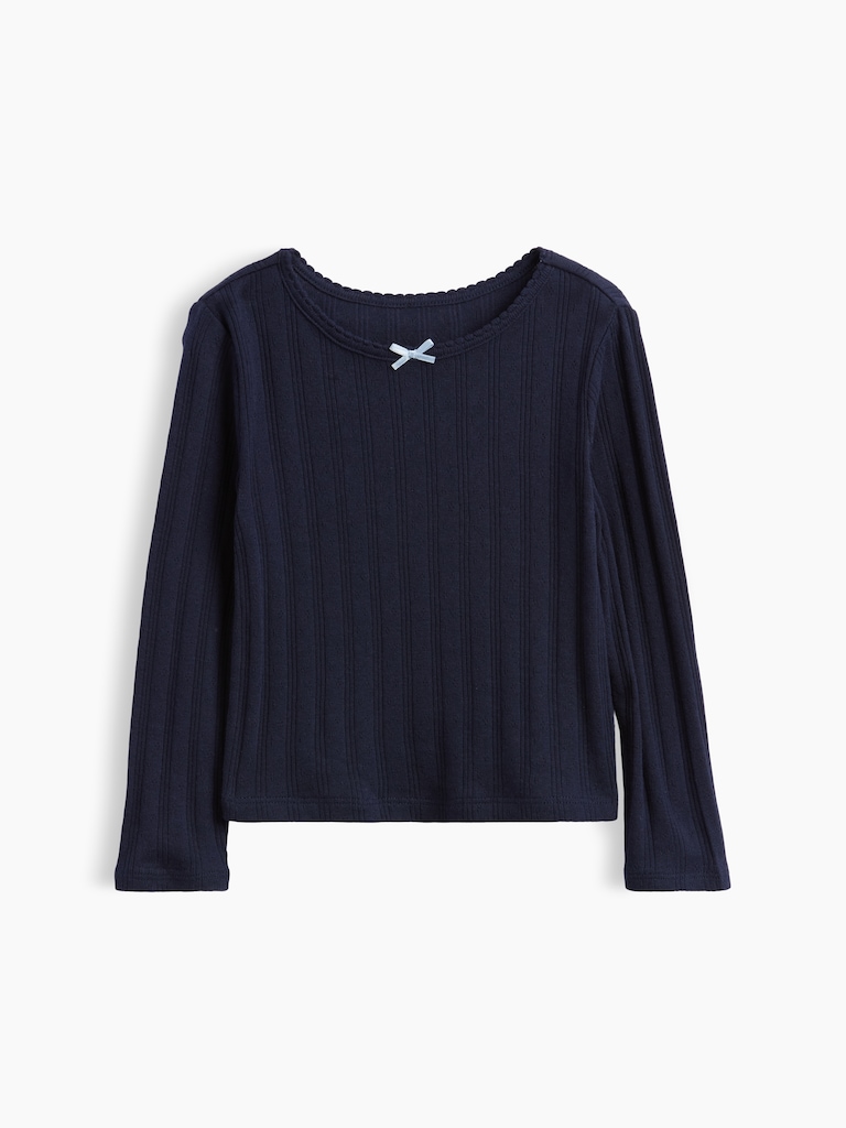 Baby & Toddler Pointelle Rib T-Shirt