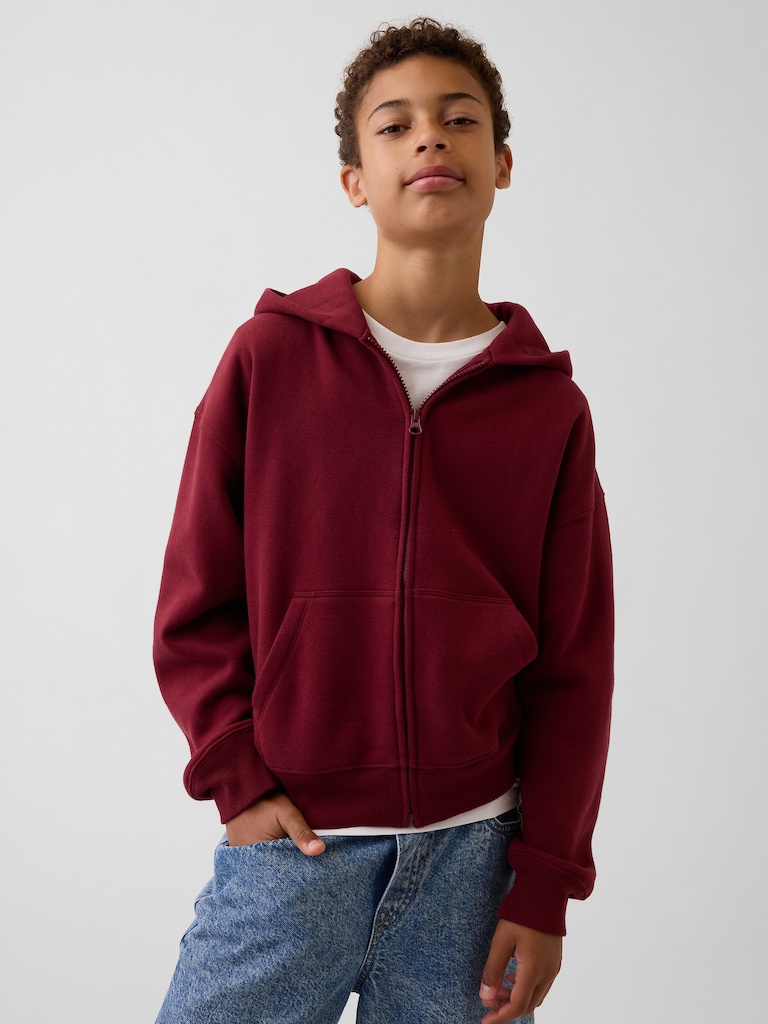 Kids VintageSoft Relaxed Zip Hoodie