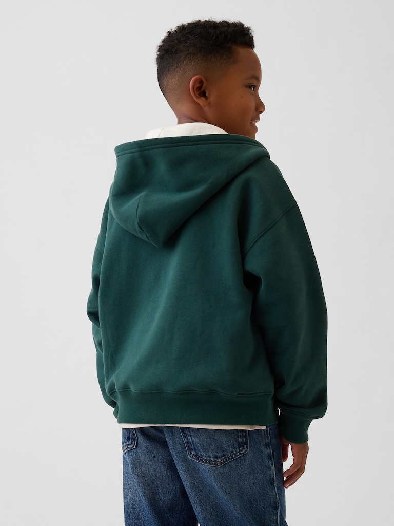 Kids VintageSoft Logo Zip Hoodie