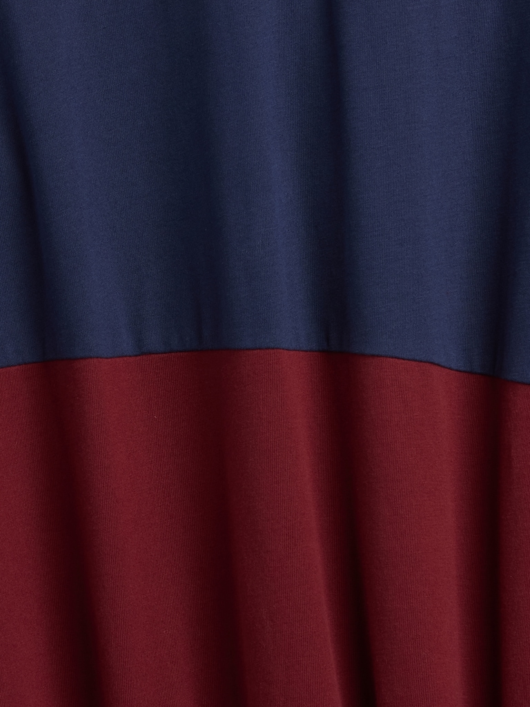Boxy Colorblock Rugby Shirt