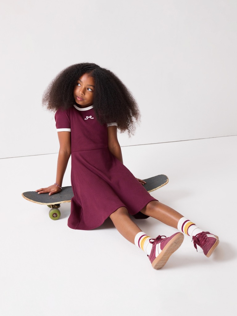 Kids Ribbed Dress
