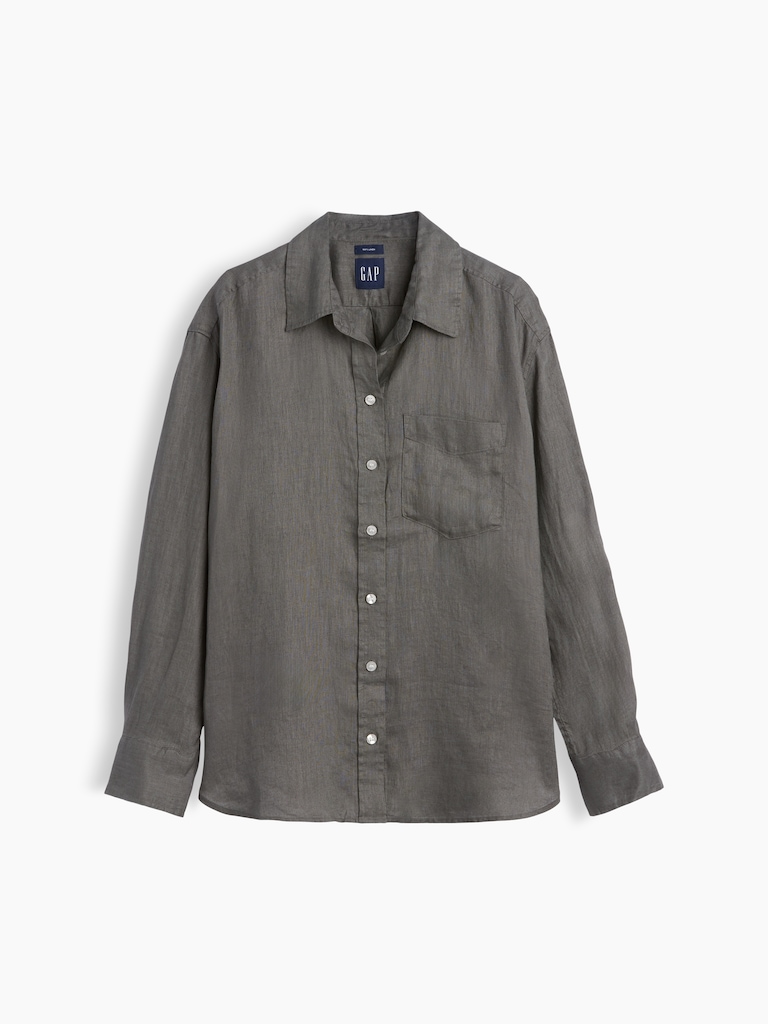 100% Linen Oversized Shirt