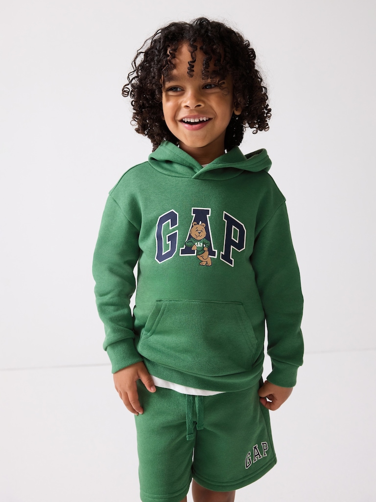 babyGap Relaxed Brannan Bear Logo Hoodie