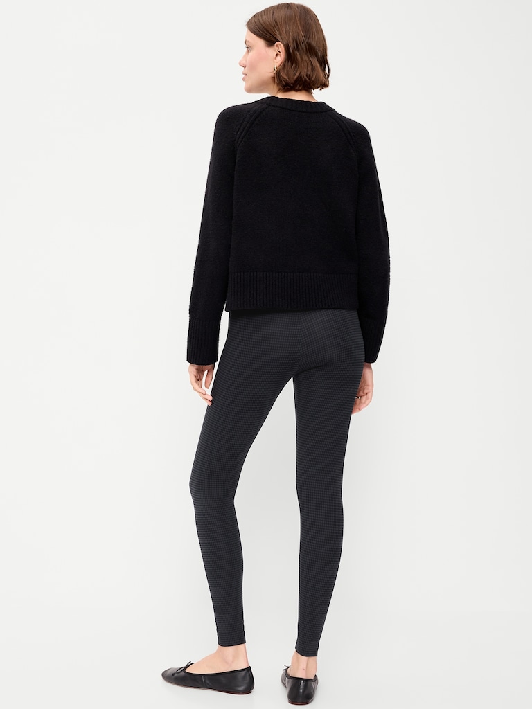 High-Waisted Jersey Fashion Layering Leggings