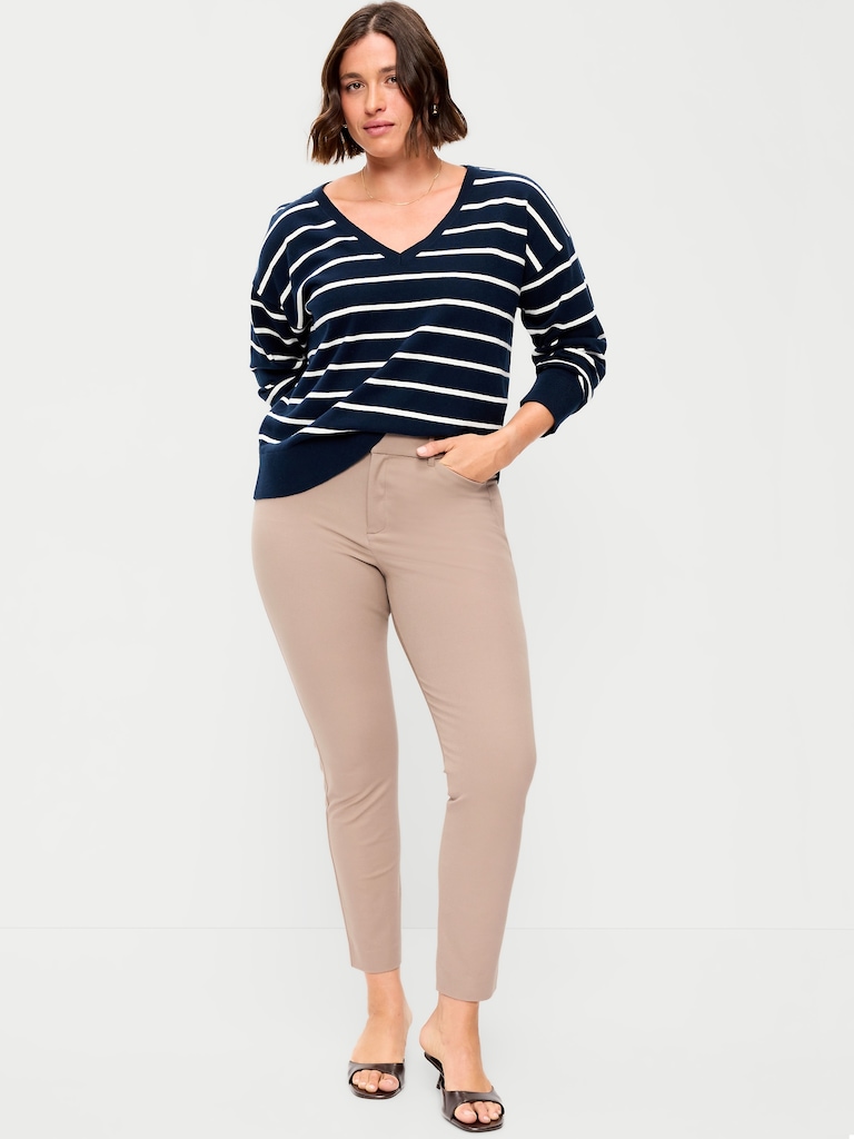 High-Waisted Pixie Skinny Ankle Pants
