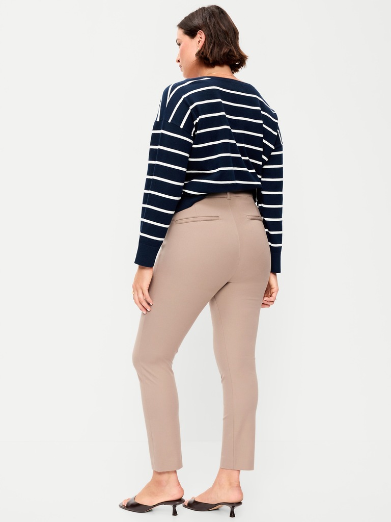 High-Waisted Pixie Skinny Ankle Pants