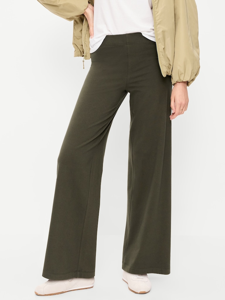 High-Waisted Fashion Wide-Leg Leggings