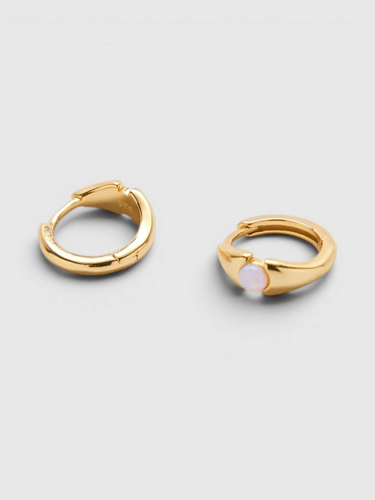 Admiral Row Opal Mini Huggie Hoop Earrings