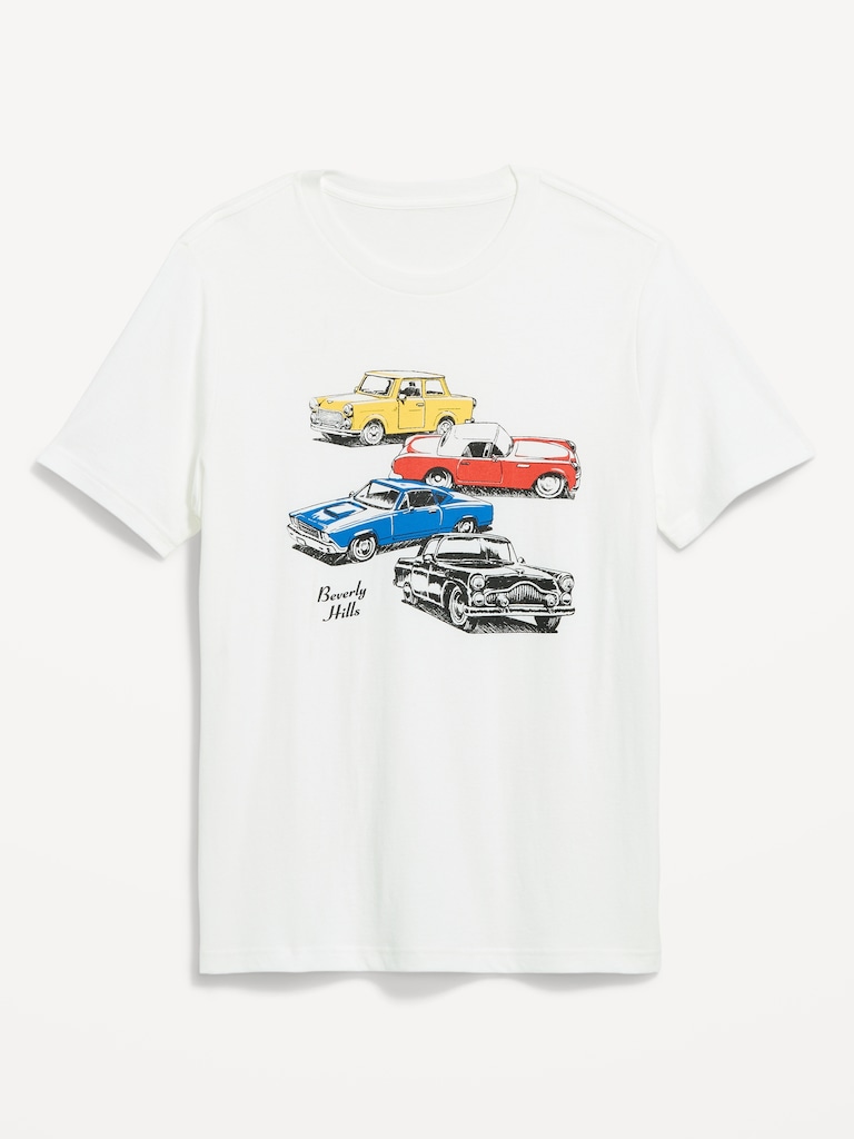 Soft-Washed Crew-Neck Graphic T-Shirt