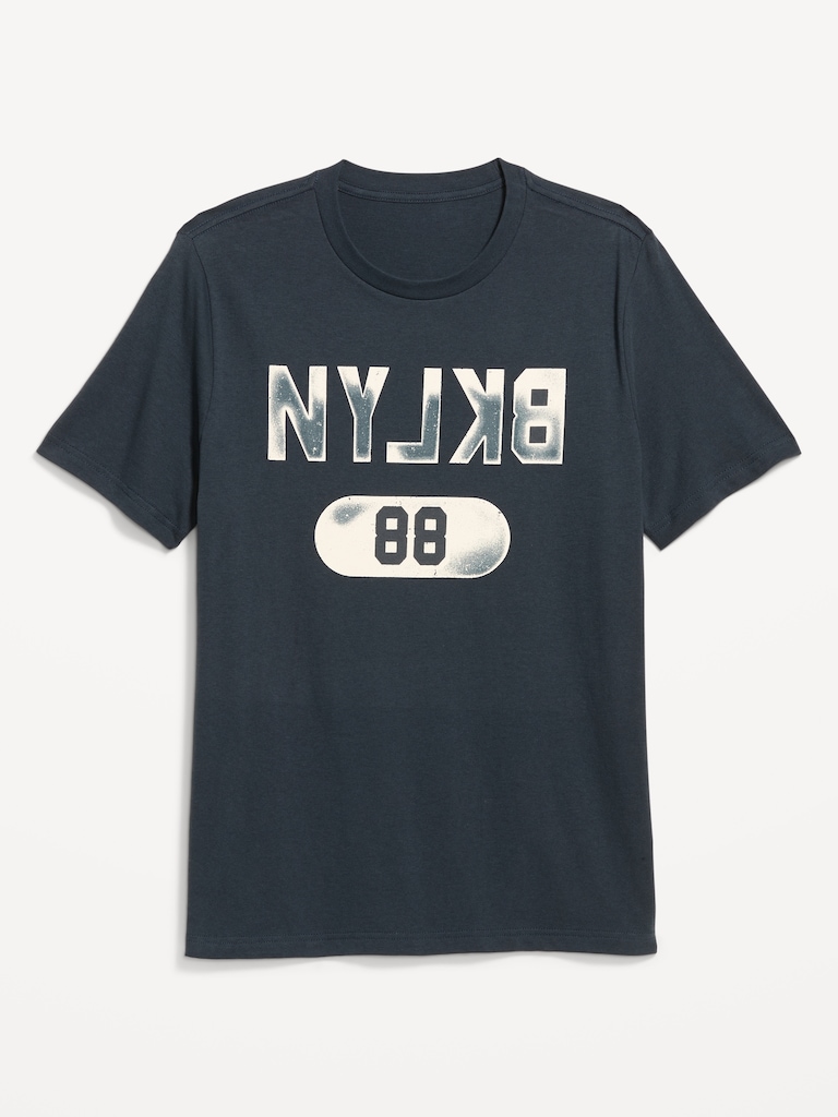 Soft-Washed Crew-Neck Graphic T-Shirt