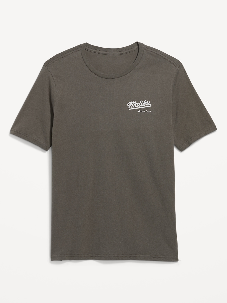 Soft-Washed Crew-Neck Graphic T-Shirt