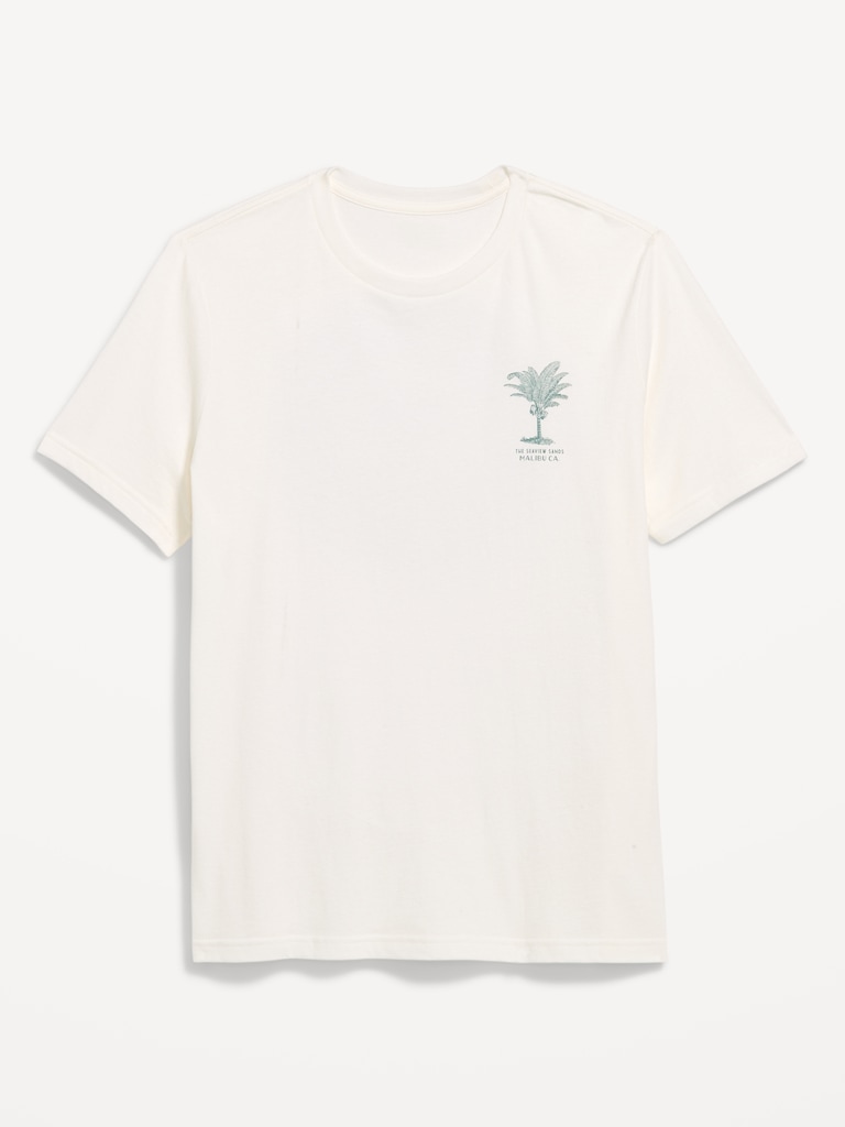 Soft-Washed Crew-Neck Graphic T-Shirt