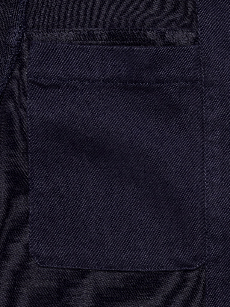 Cotton-Linen Utility Blazer