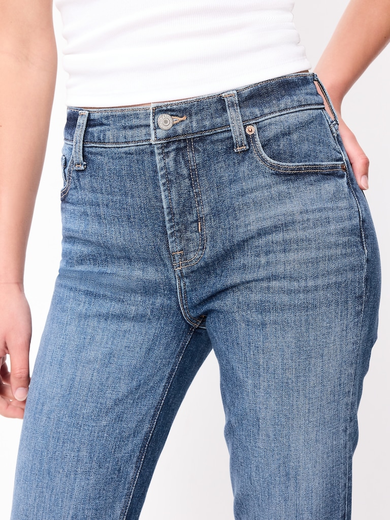 High-Waisted Flare Jeans