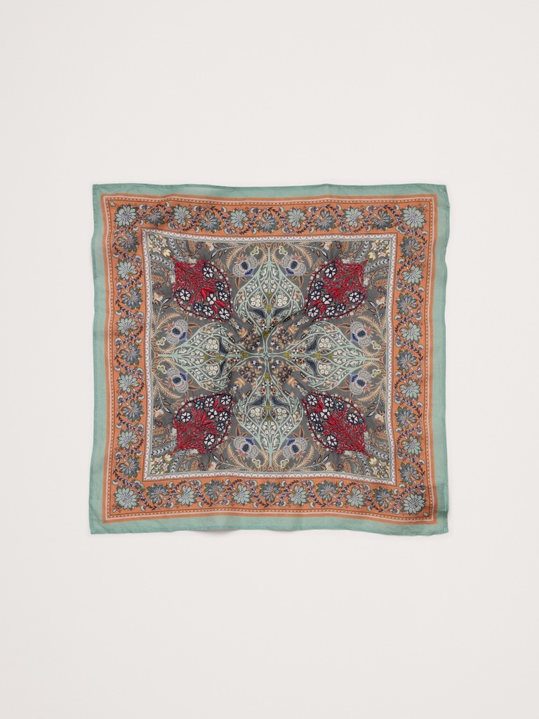 Embroidered Cotton Scarf by Vismaya