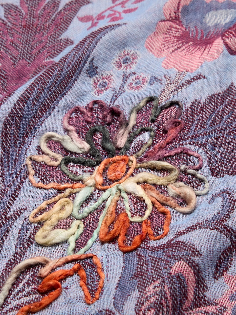 Long Embroidered Scarf by Vismaya