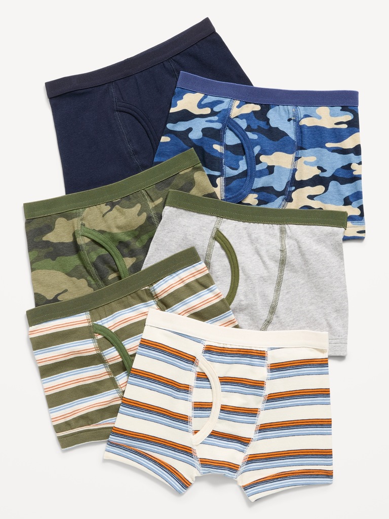 Boxer-Briefs Underwear 6-Pack for Toddler Boys