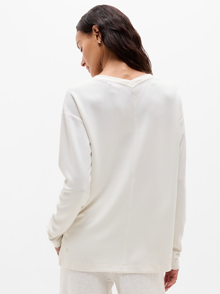 Seasoft V Neck Sweatshirt