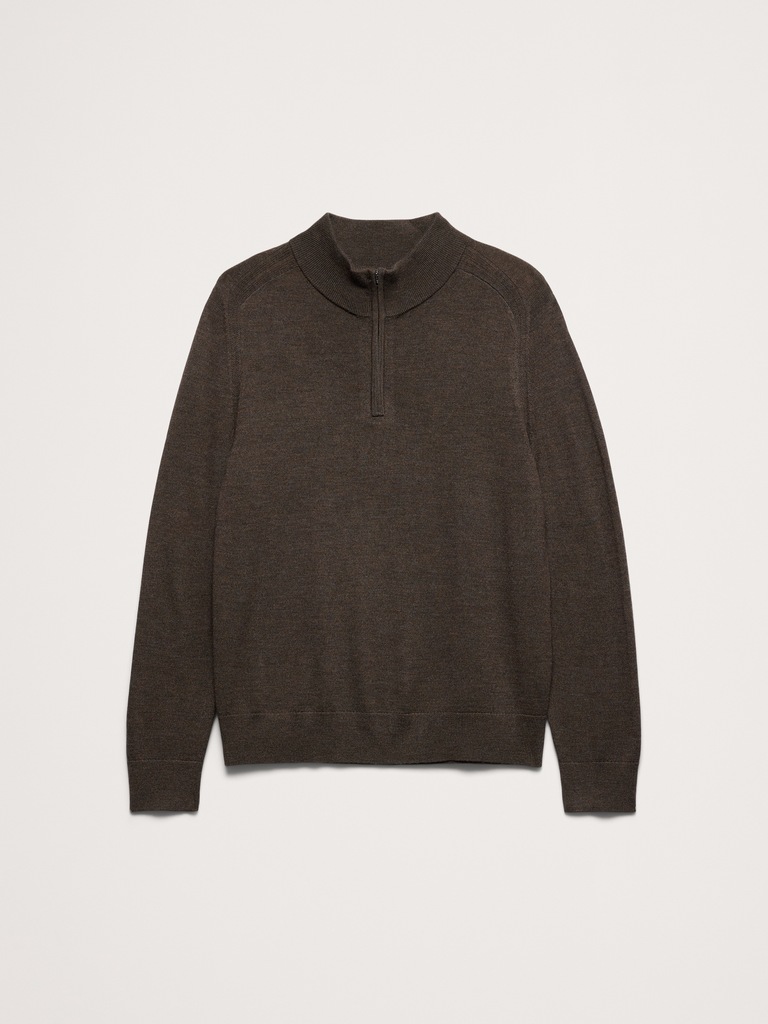 Merino Quarter-Zip Sweater