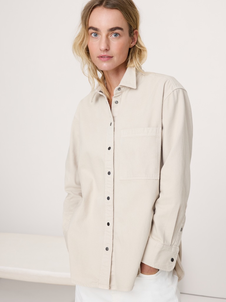 The Oversized Denim Shirt