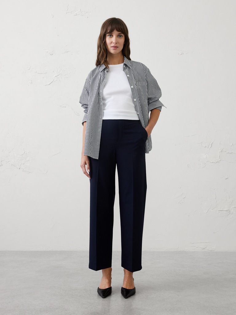 Hayden Sculpted Stretch Straight High-Rise Pant