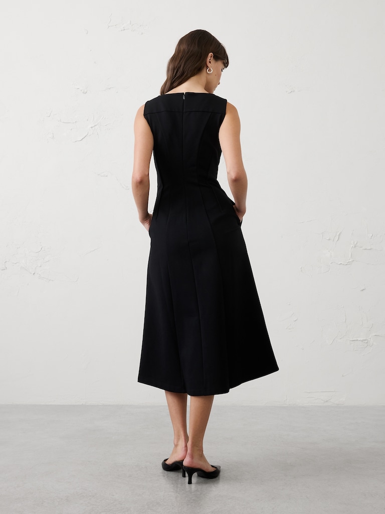 Ponte Midi Dress