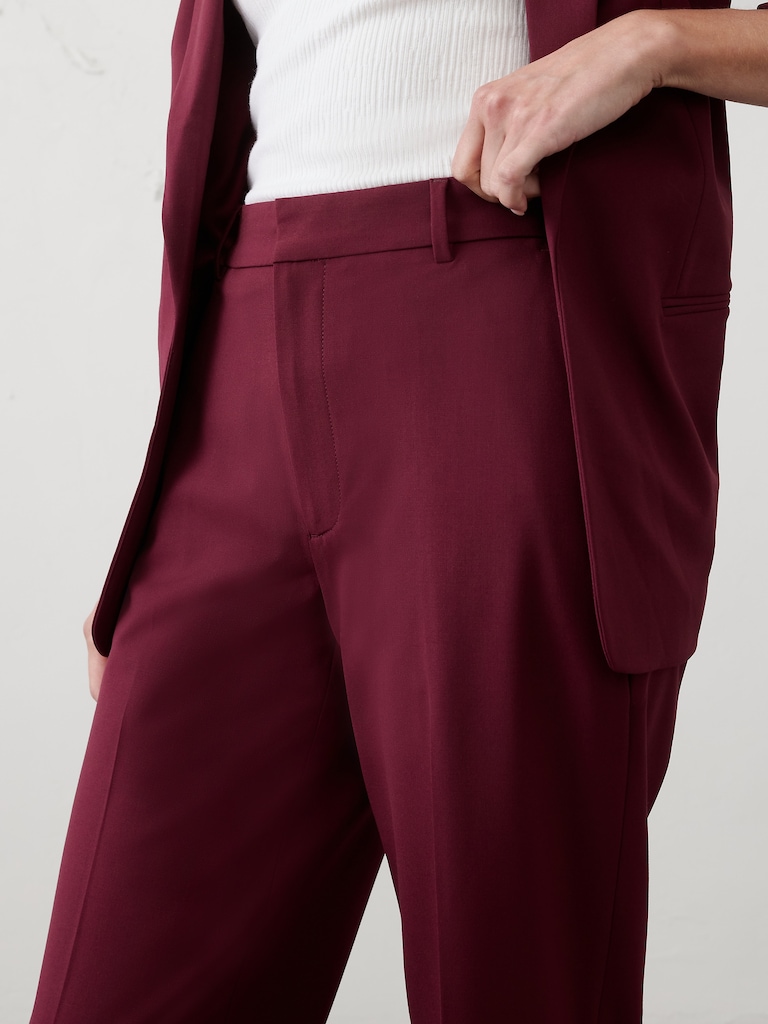 Straight High-Rise Sculpted Trouser