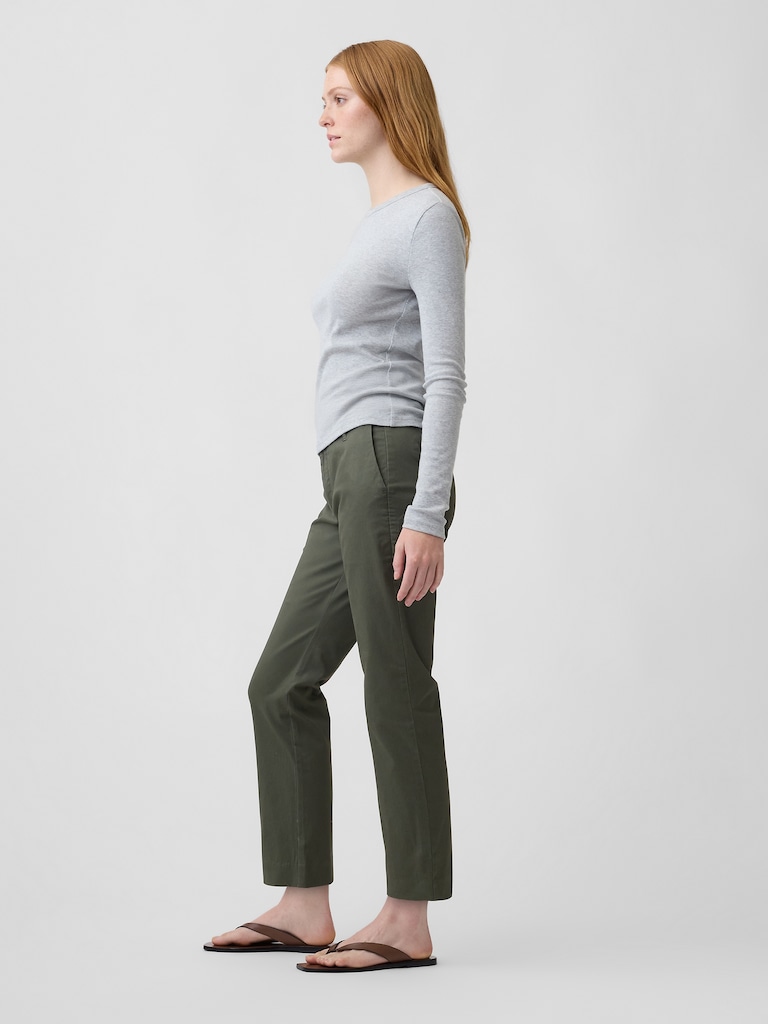 Mid Rise Downtown Khakis