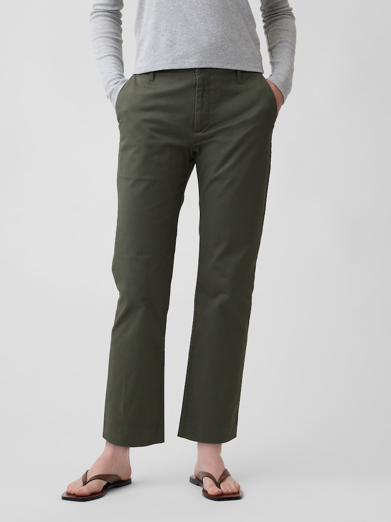 Mid Rise Downtown Khakis