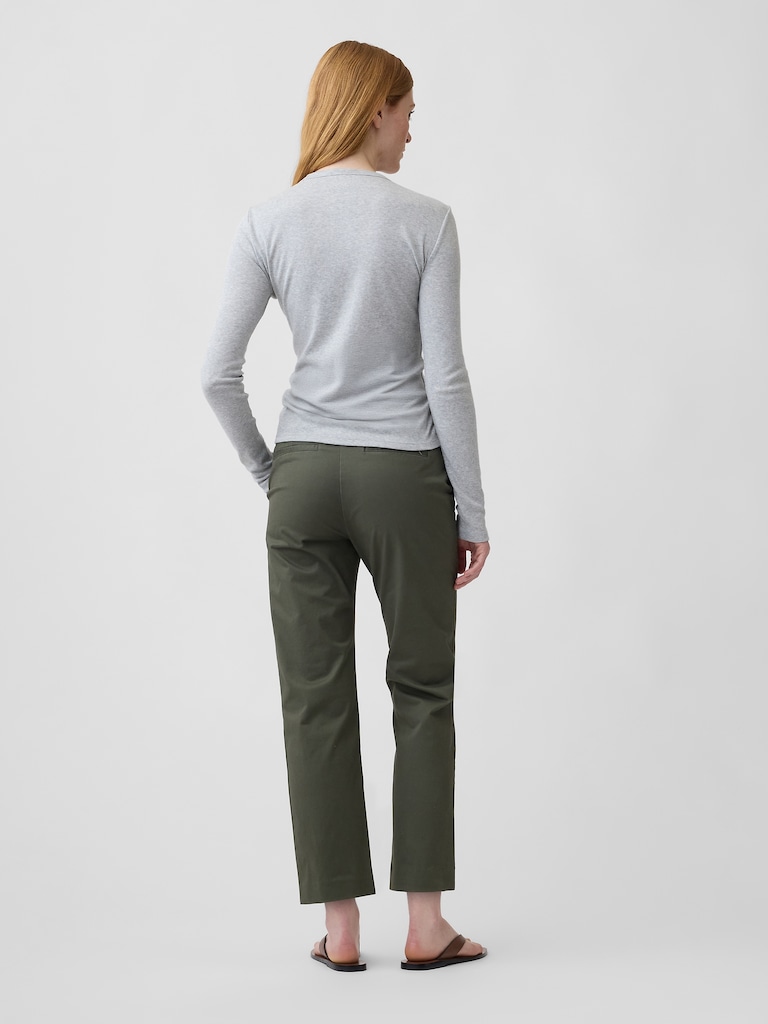 Mid Rise Downtown Khakis