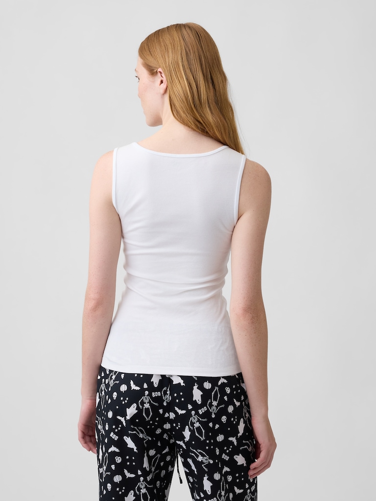 Gap Logo Ribbed Tank Top