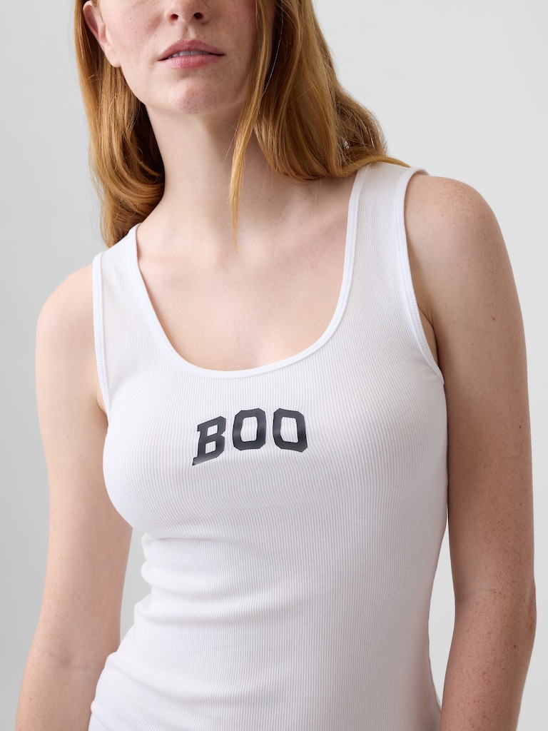 Gap Logo Ribbed Tank Top