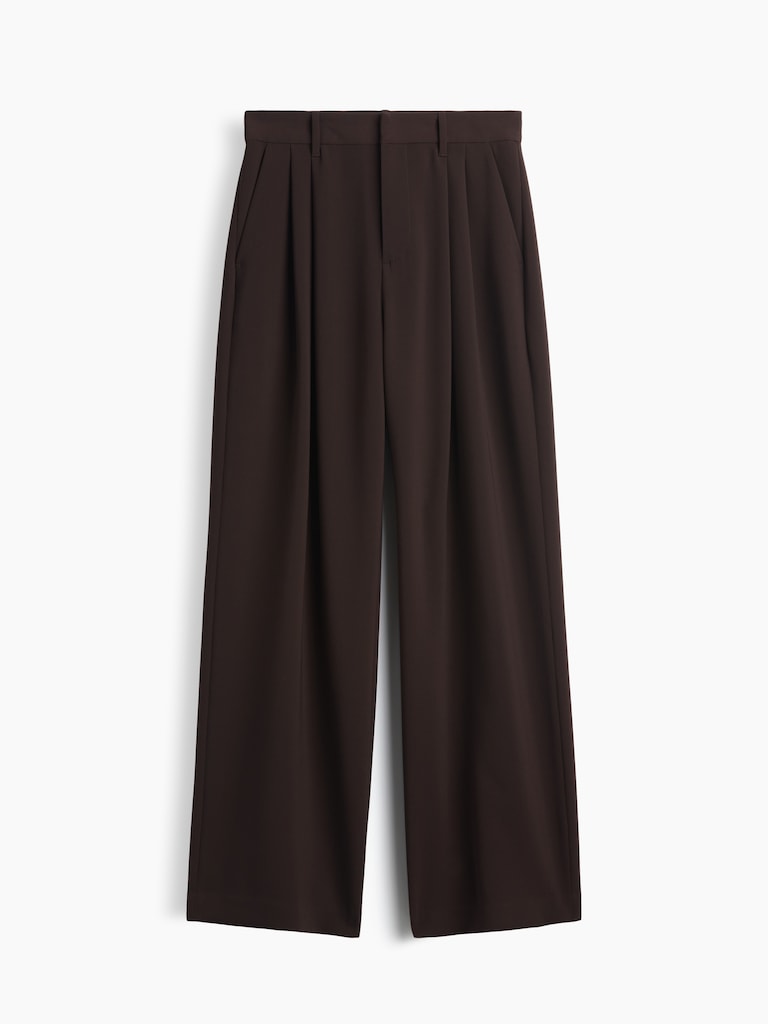Curvy 365 High Rise Pleated Trousers