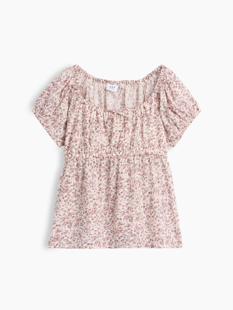 Kids Puff-Sleeve Top