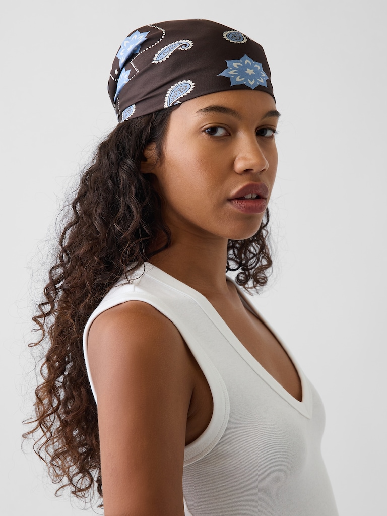 100% Silk Bandana