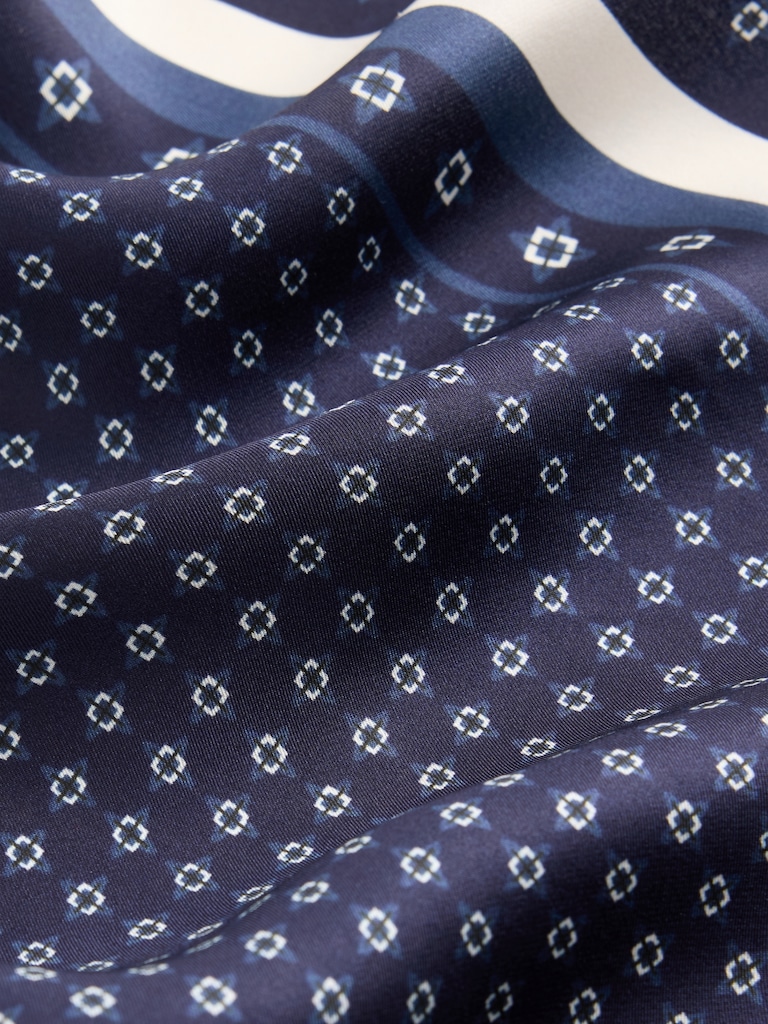 100% Silk Oversized Triangle Bandana Scarf