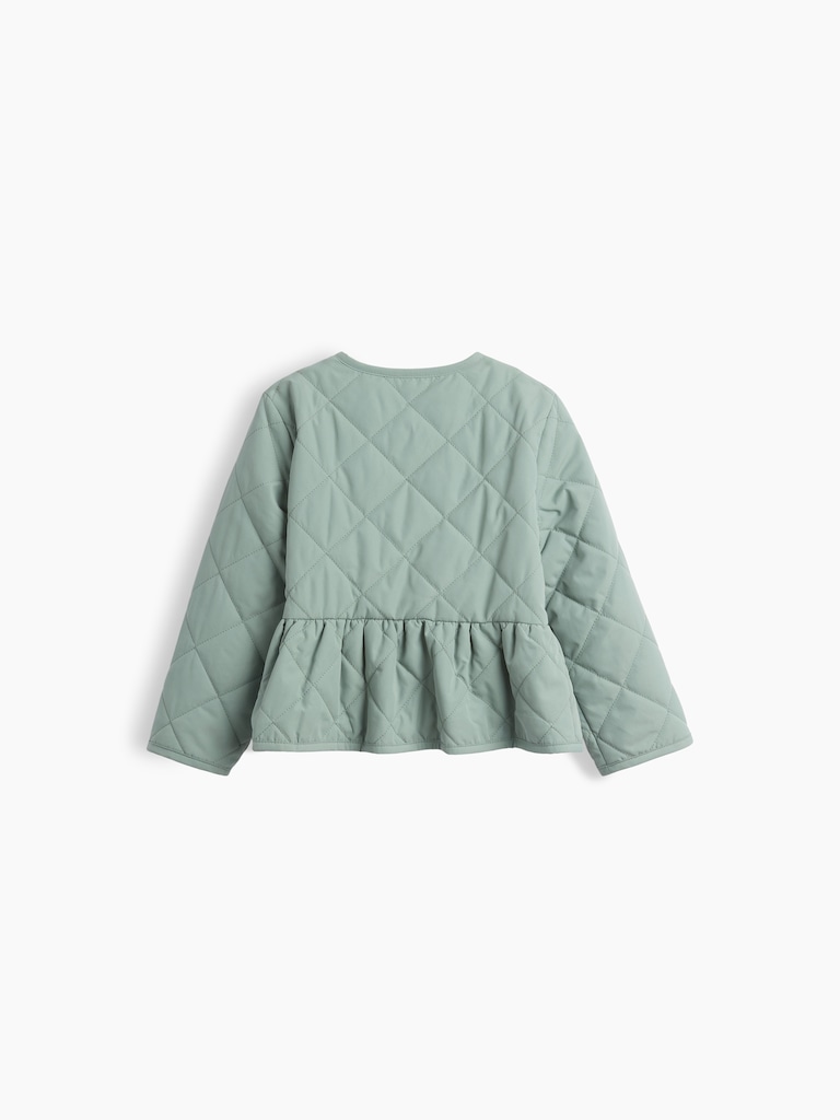 Baby & Toddler Quilted Peplum Jacket
