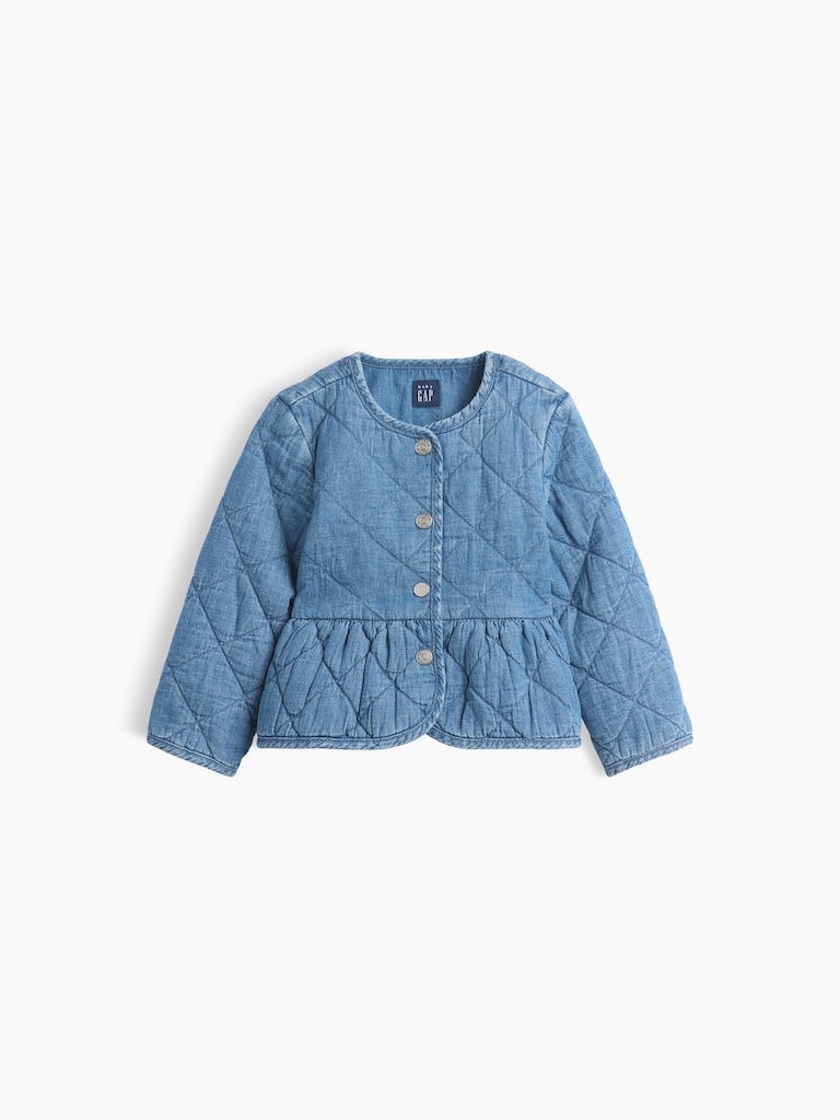 Baby & Toddler Quilted Denim Jacket