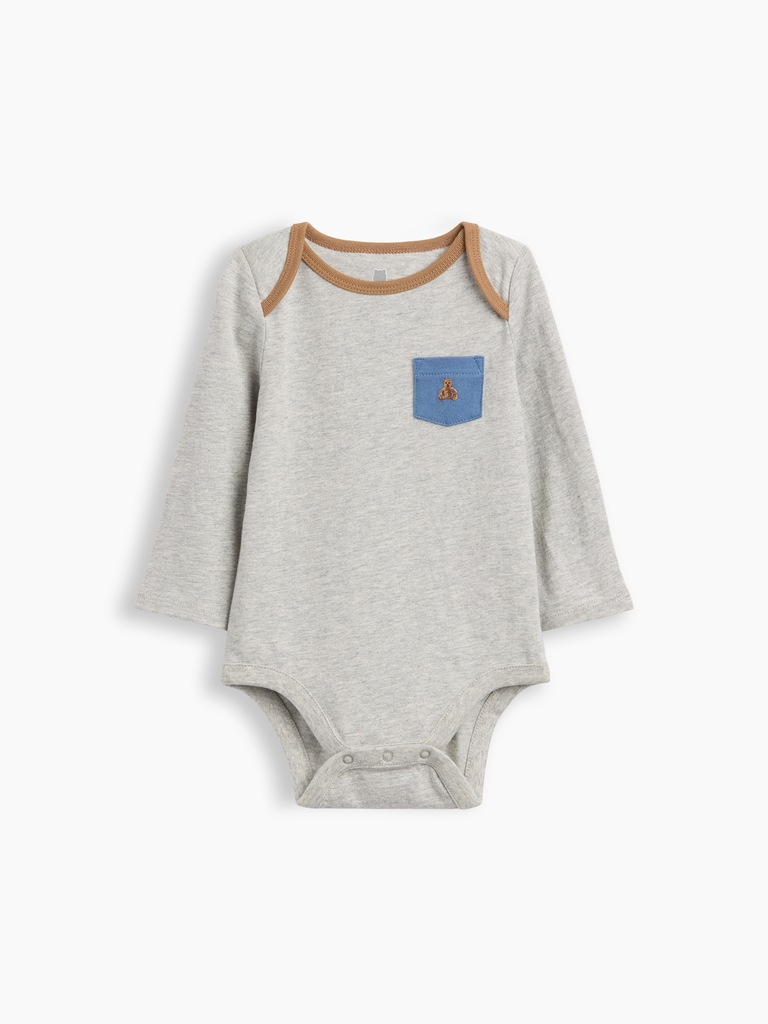 Baby First Favorites Organic Cotton Pocket Bodysuit