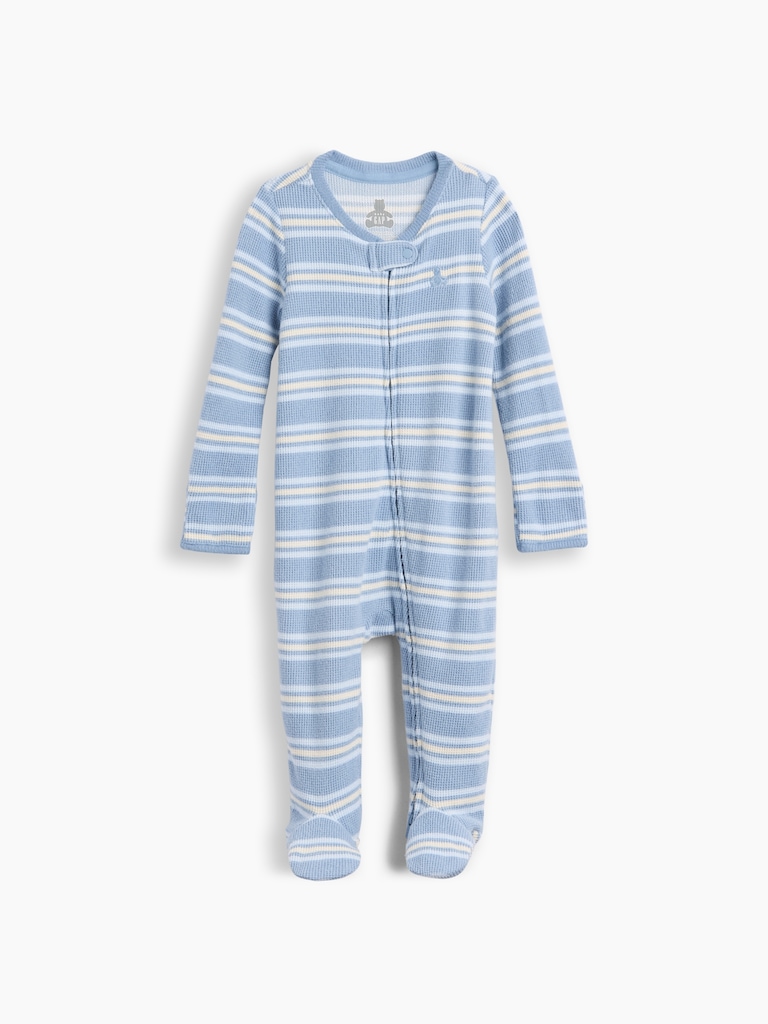 Baby Softspun Waffle Footed One-Piece