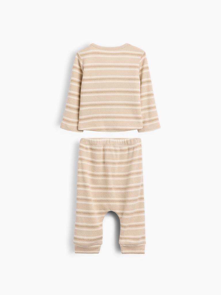 Baby Softspun Waffle Outfit Set